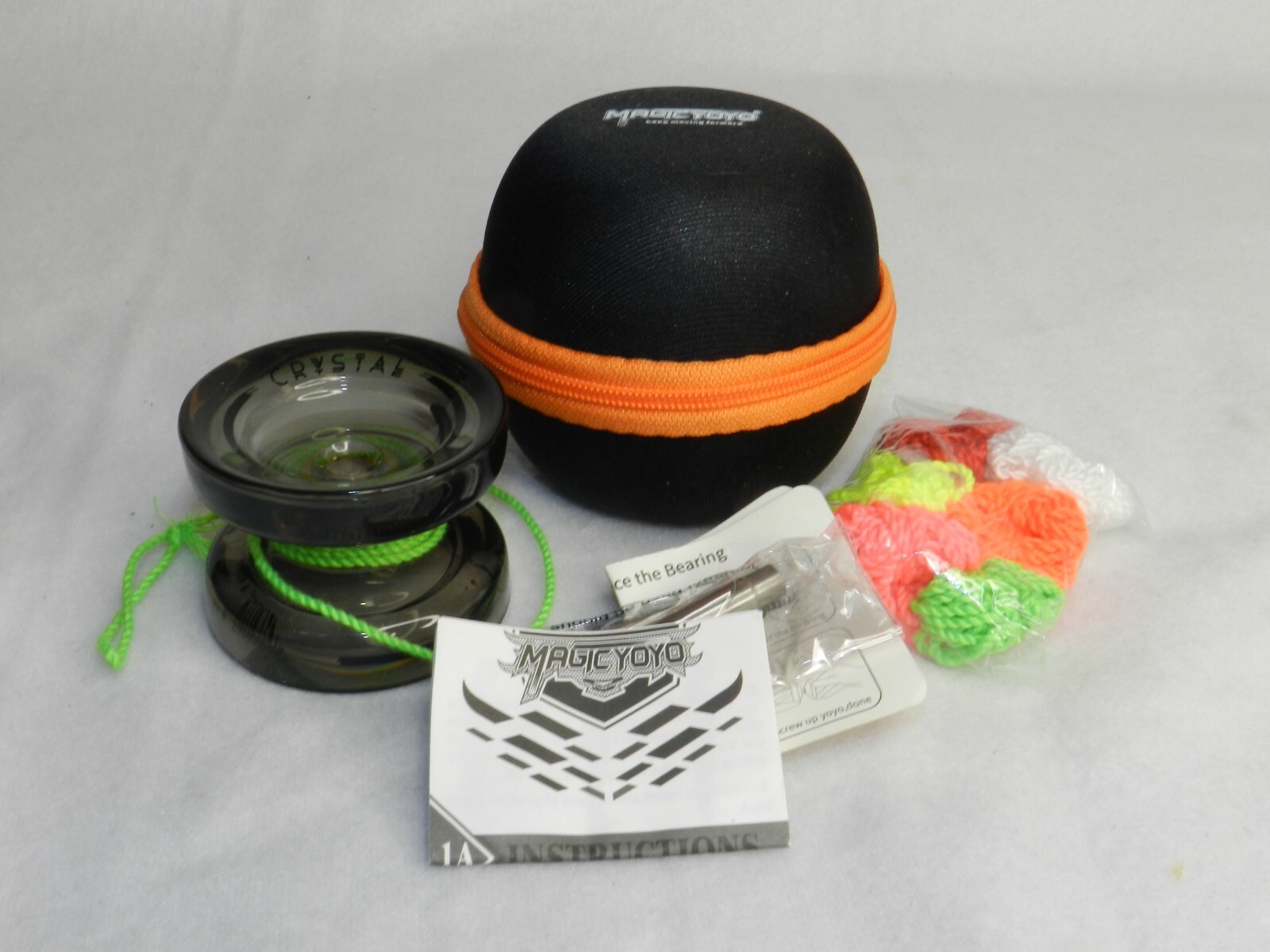 Magic Yoyo Crystal with Case  and  Multicolored Strings