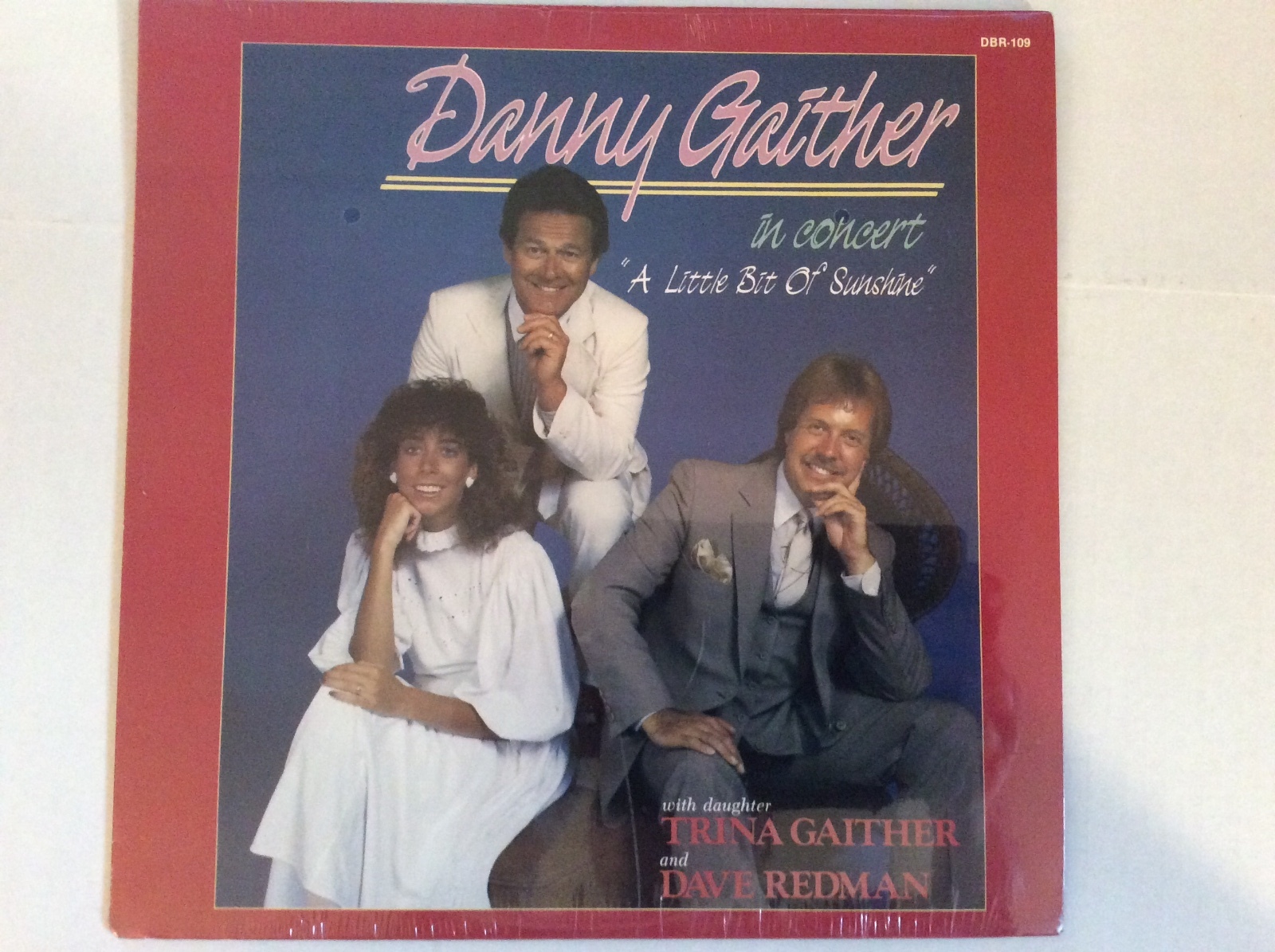 Danny Gaither in concert A LITTLE BIT OF SUNSHINE vinyl LP Bill Gaither Trio