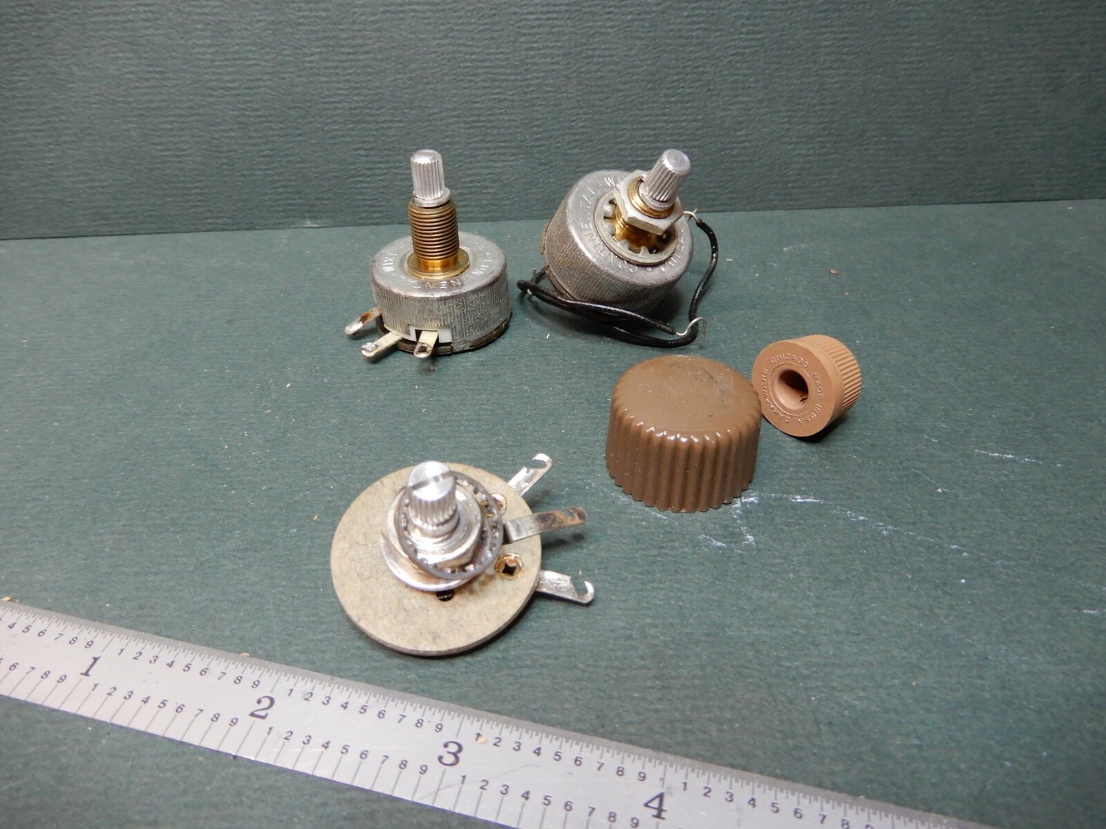 Two Used L-Pad 146 With Unique Daka-Ware Tan Knob Shown