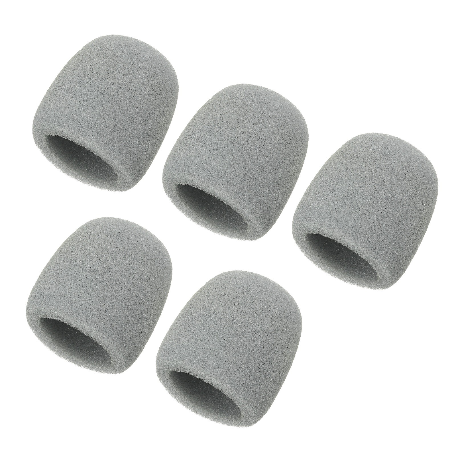 Microphone Cover, Sponge Foam Mic Cover, 5 Pack & 3" & Gray