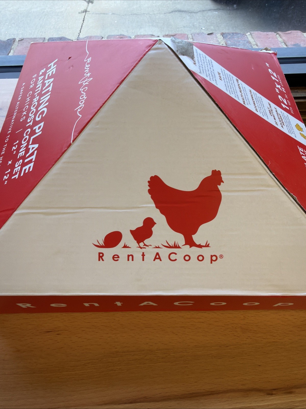 Energy Efficient 12x12” Adjustable Heating Plate - Safe & Comfortable for Chicks