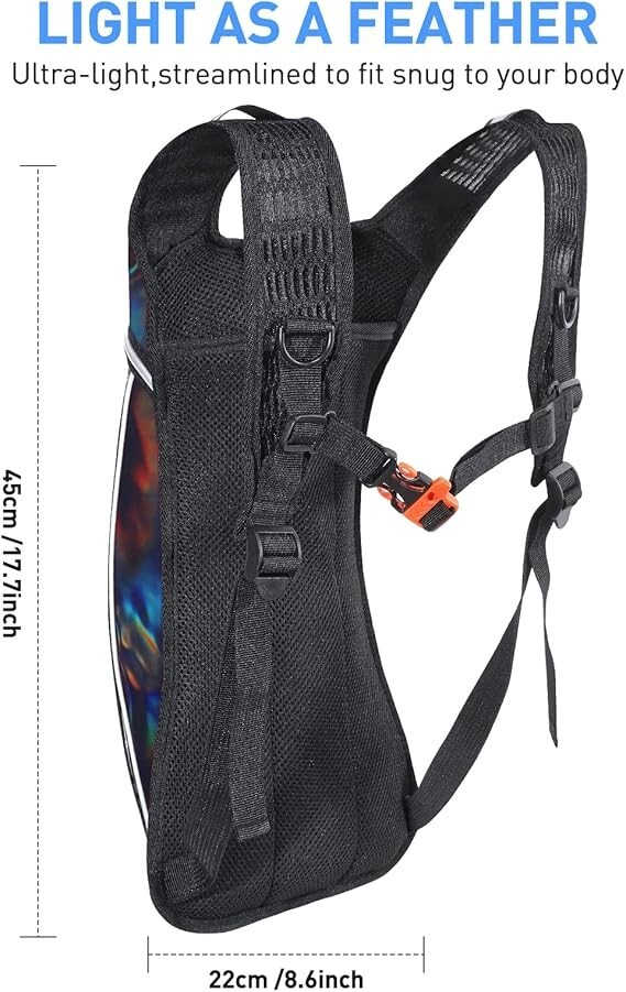 Hydration Pack,Hydration Backpack with 2L Hydration Bladder Lightweight Insulati