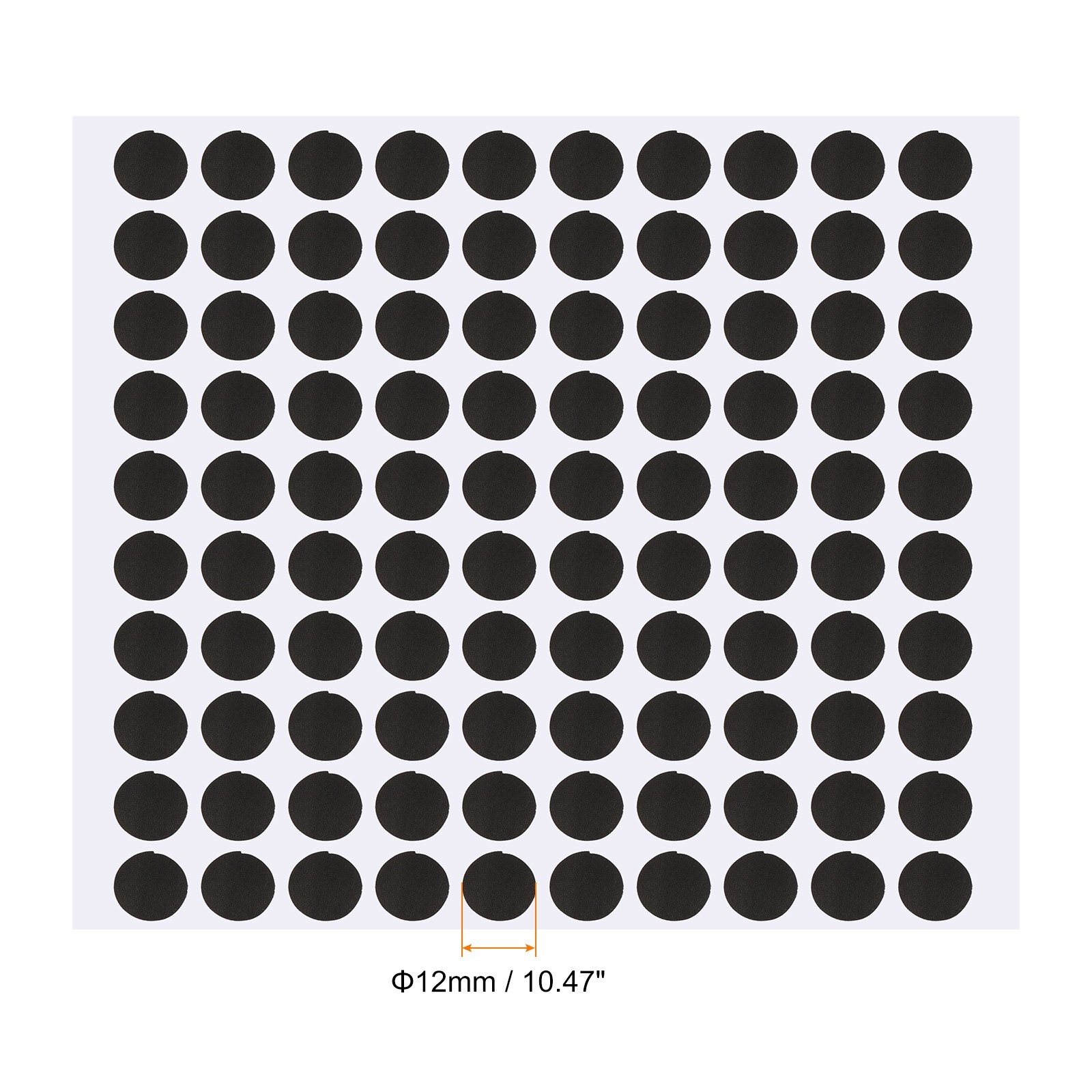 100Pcs Black Pool Table Marker Dot DIY Billiard Snooker Point Sticker