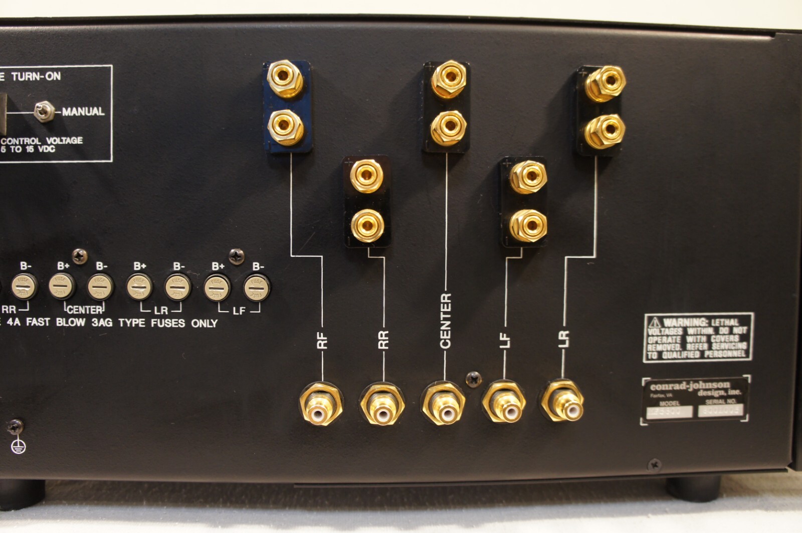 CONRAD JOHNSON MF-5600 POWER AMPLIFIER