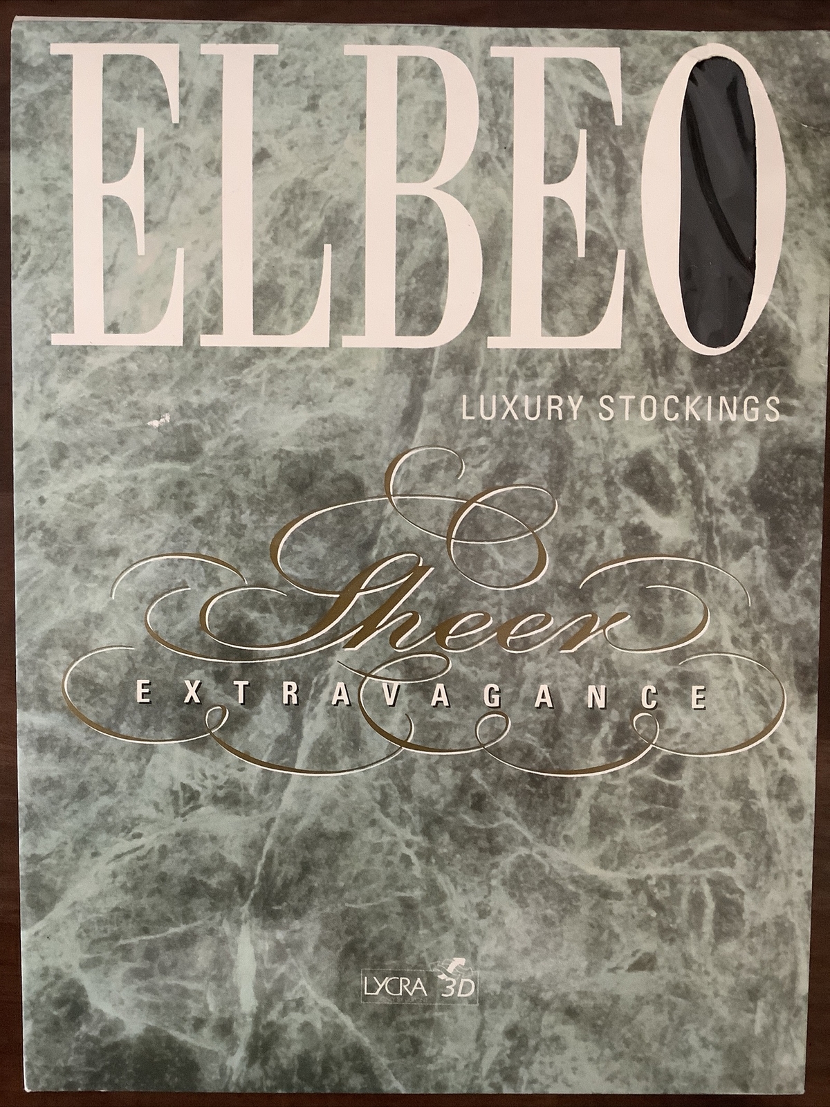 Elbeo Extravagance Luxury Sheer Stockings Silky Smooth Barely Black Small
