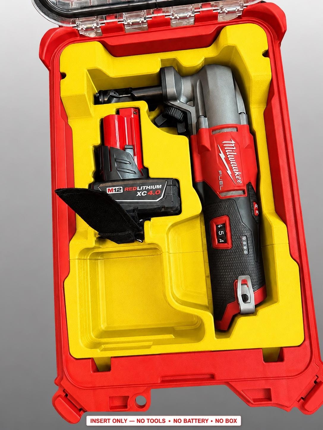 Milwaukee Packout Insert for M1216-Gauge Variable Speed Nibbler | 3D Printed
