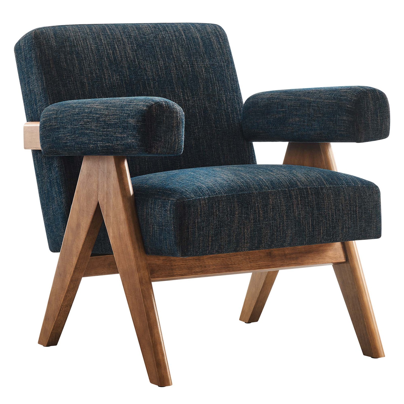 Modway Lyra Fabric Armchair in Azure Fabric