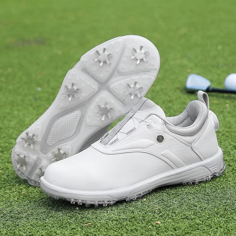 Men's Golf Shoes Waterproof Outdoor Golfing Walking Anti Slip Sports Shoes
