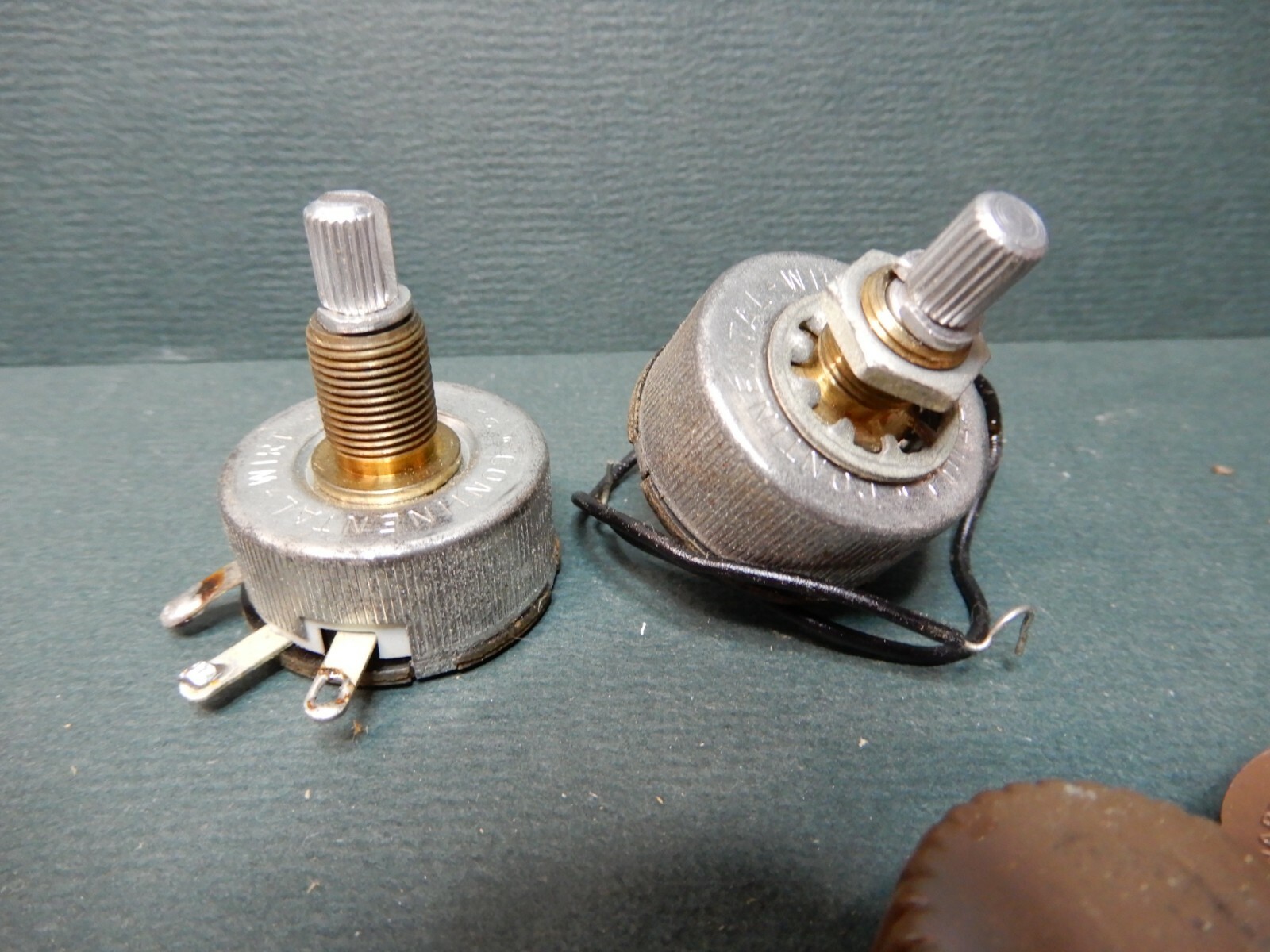Two Used L-Pad 146 With Unique Daka-Ware Tan Knob Shown