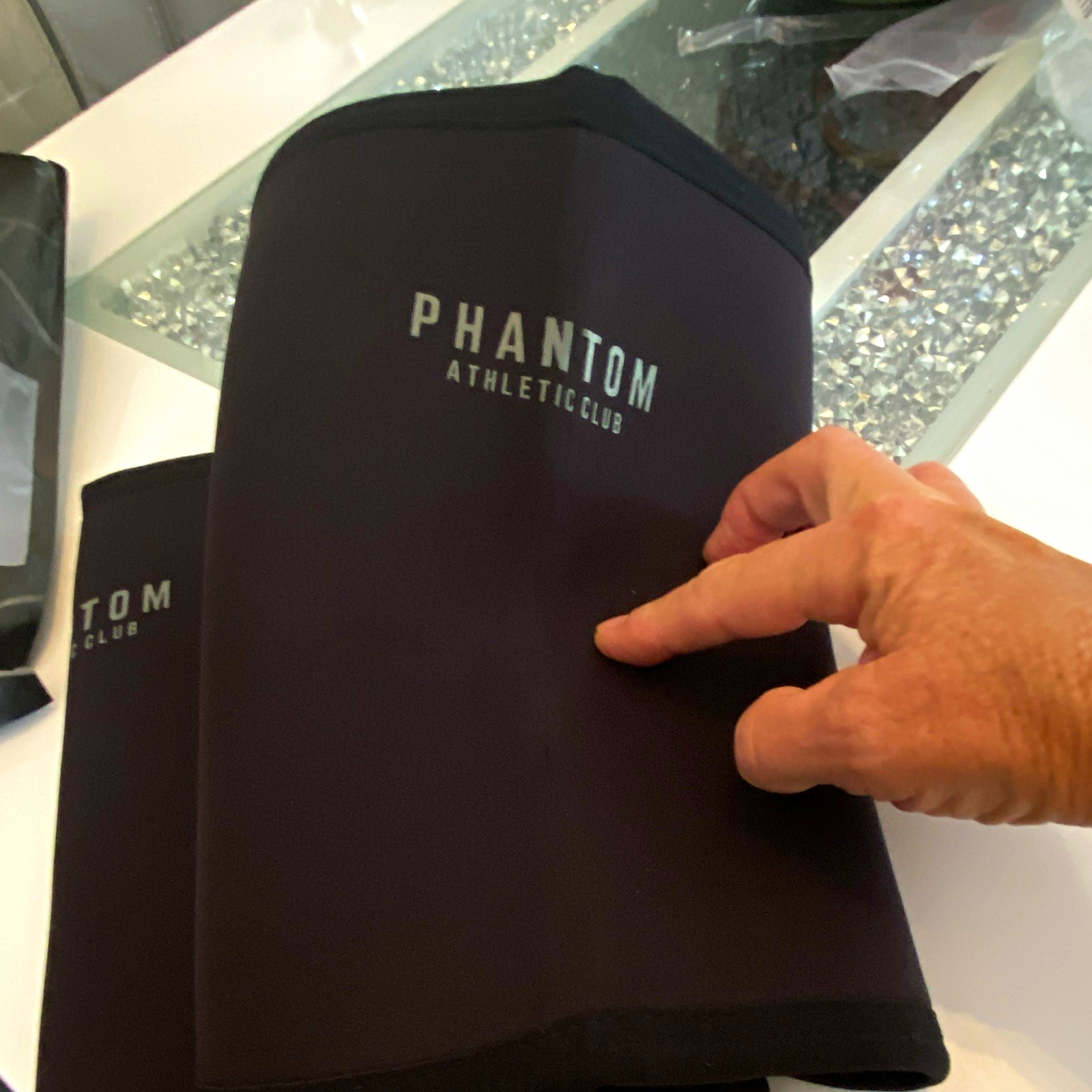 Phantom Athletic Club 7mm Compression Knee Sleeves XXL Black 2-Pack