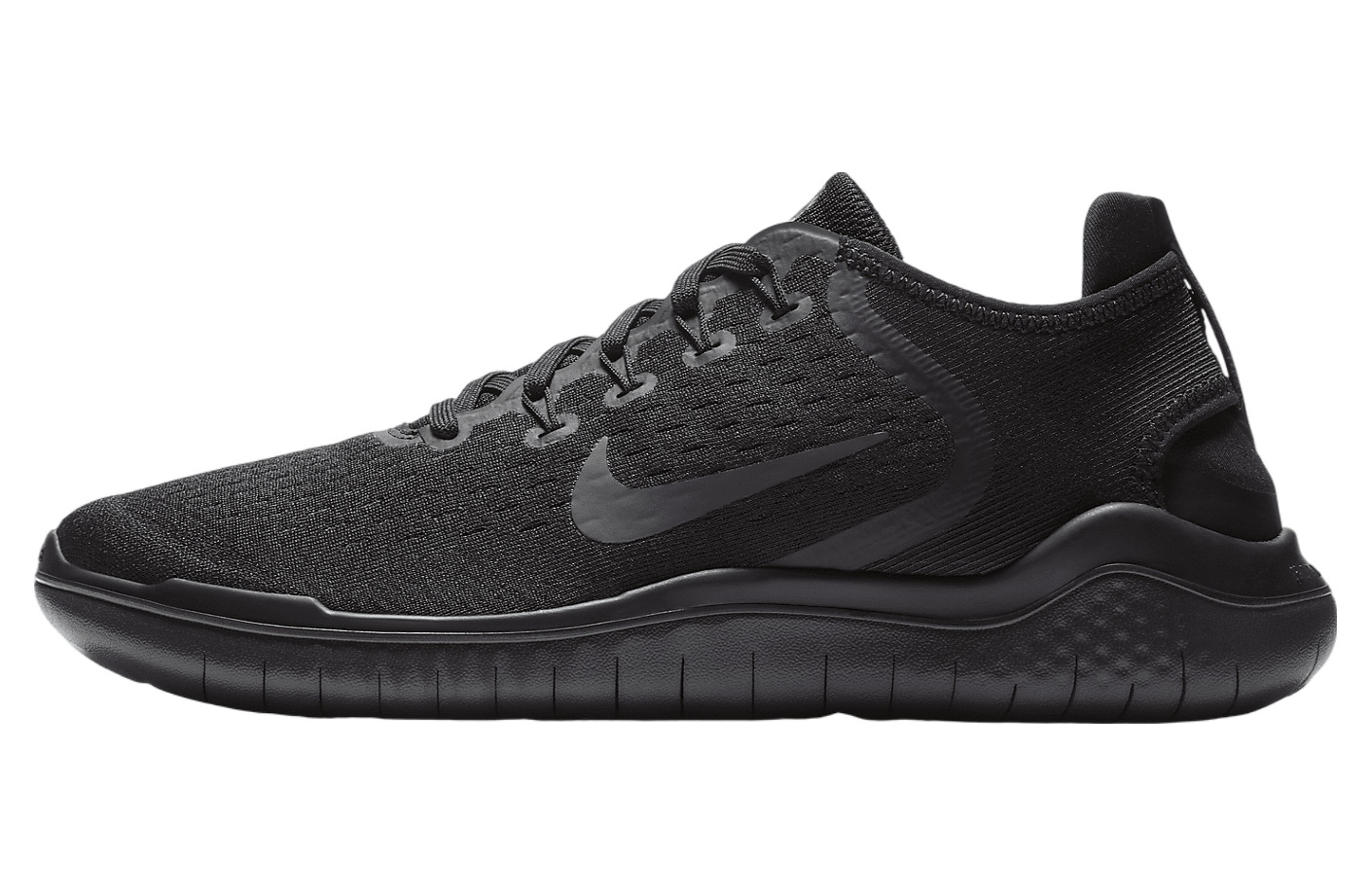 Nike Free RN 2018 Black Anthracite Triple 942836-002 sz 7 Men's Run Nby Running