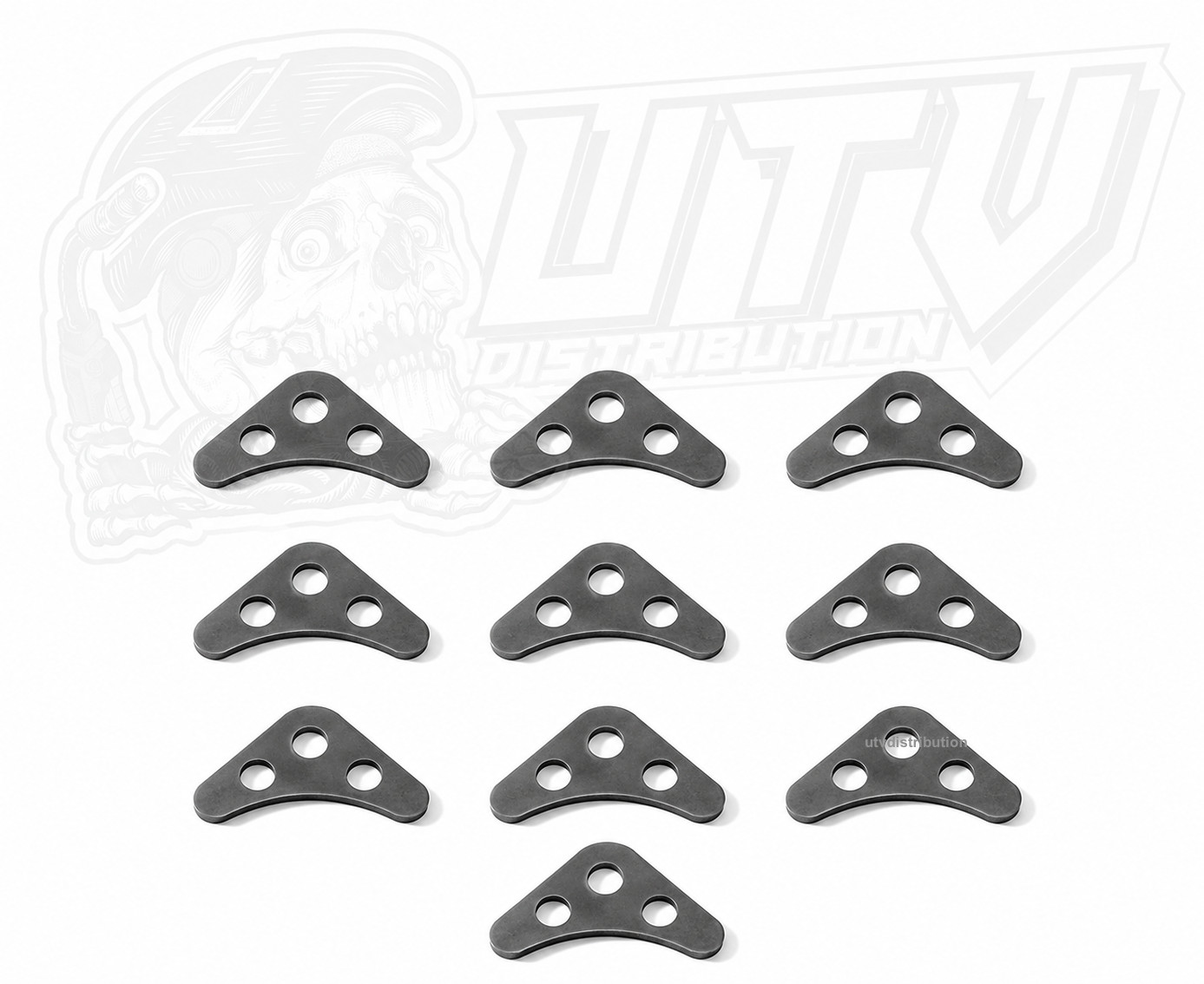 Steel weld tab corner gusset for roll cages chassis 1/8" thick 10 pieces