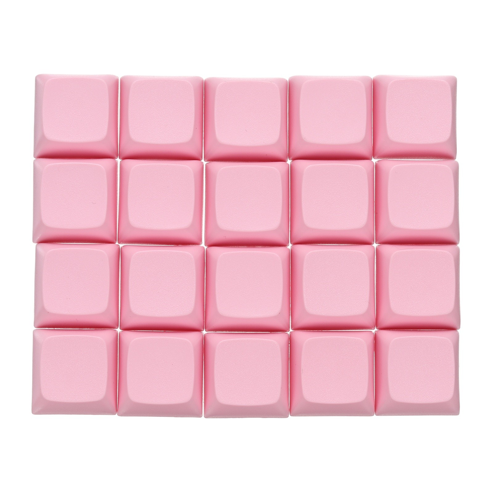 20Pcs PBT Keycap Set Mechanical Numeric Keypads for Keyboard, Pink