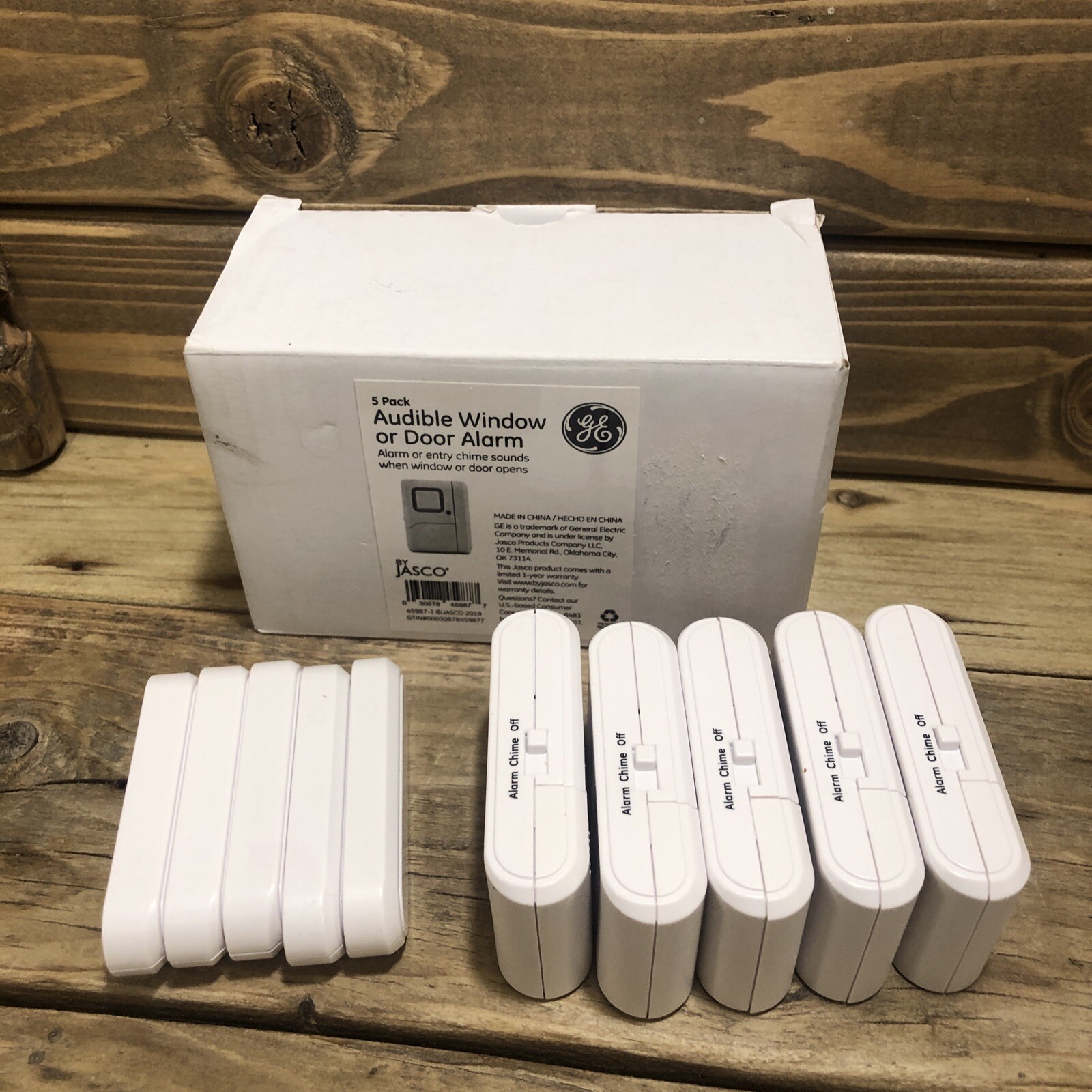 GE Personal Security Window and Door Alarm, 5 Pack, DIY Protection, Burglar