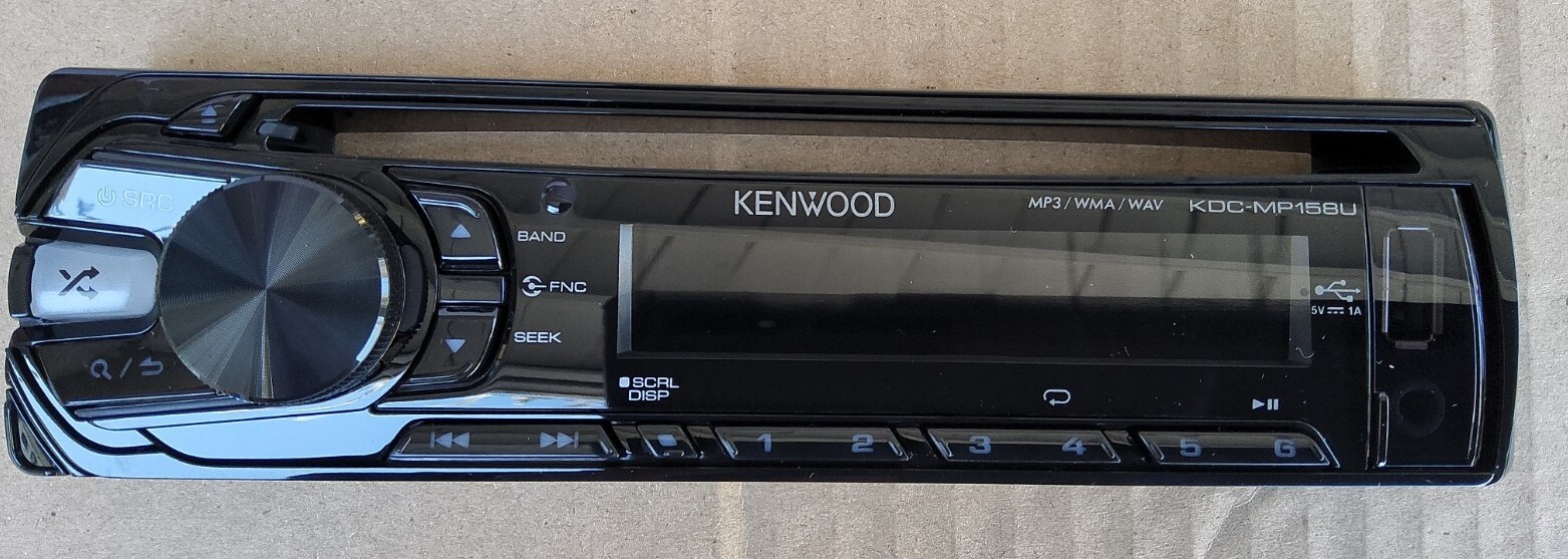 KENWOOD KDC-MP158U REPLACEMENT FACEPLATE