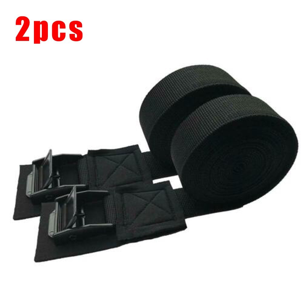 Surfboard Straps Bicycle 1 Pair Car Roof Rack Buckle Lashing 300cm X 2.5cm