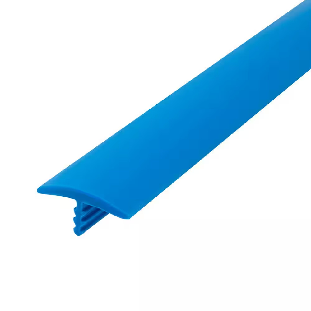 3/4 In. Blue Flexible Polyethylene Center Barb Hobbyist Pack Bumper Tee Moulding