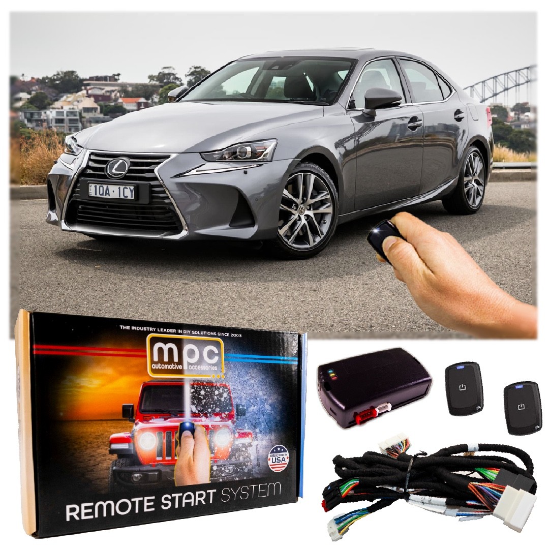 Plug-n-Play 1-Button Remote Start Kit For 2016-2020 Lexus IS300 - T-Harness