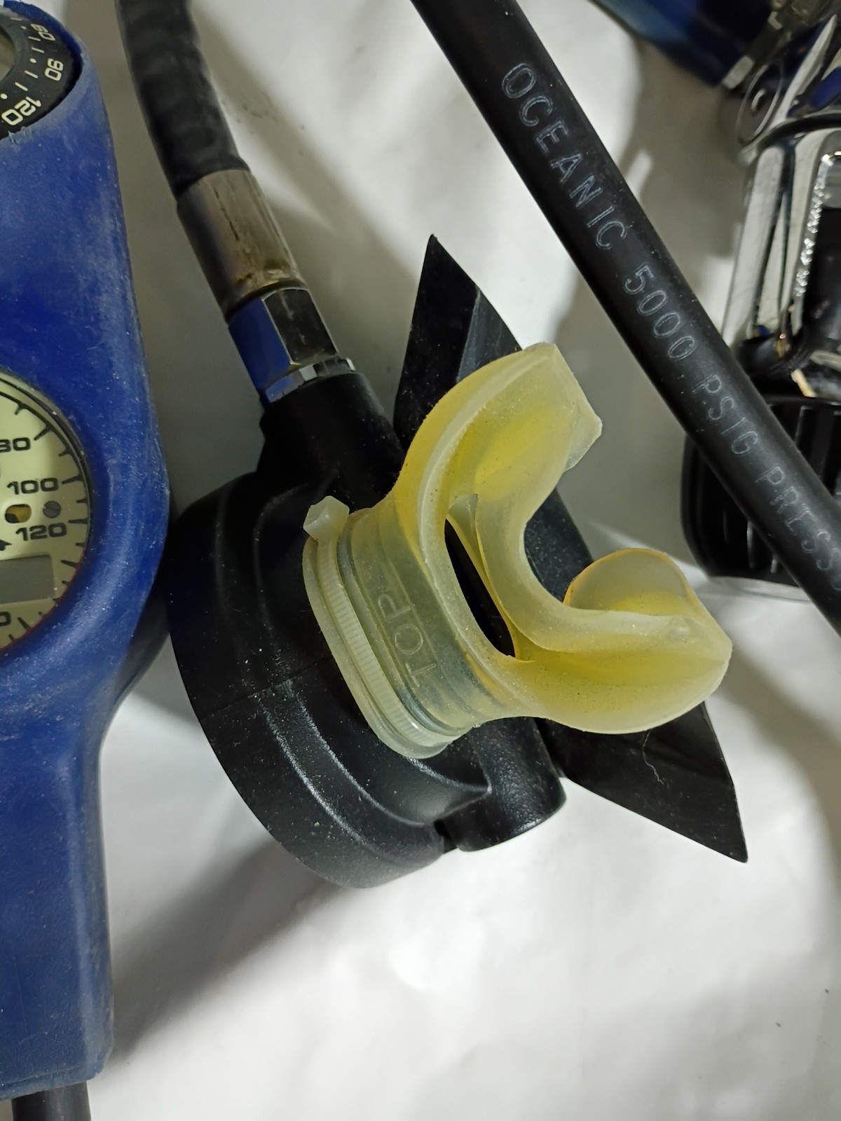 Oceanic Scuba Regulator Assembly w/ SPG Power Inflator Second Stage Untested