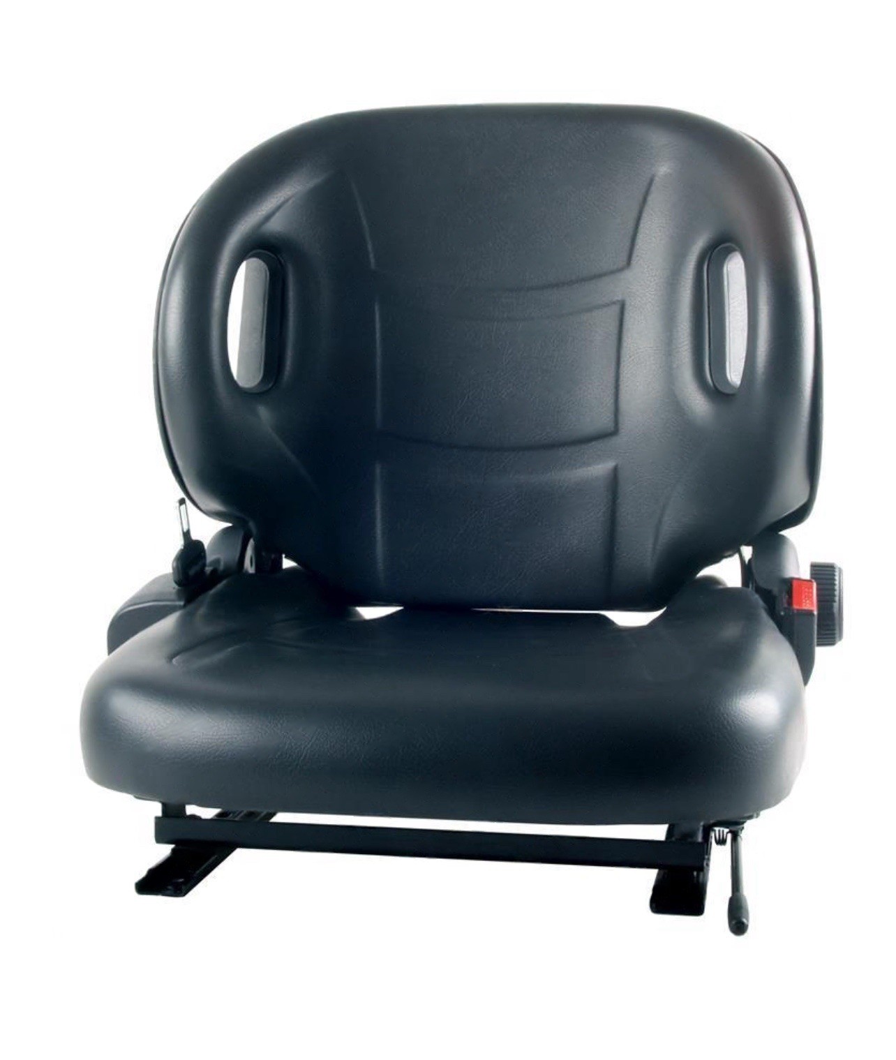 Black Universal Forklift Seat Fits For Clark Cat Hyster Yale Toyota New