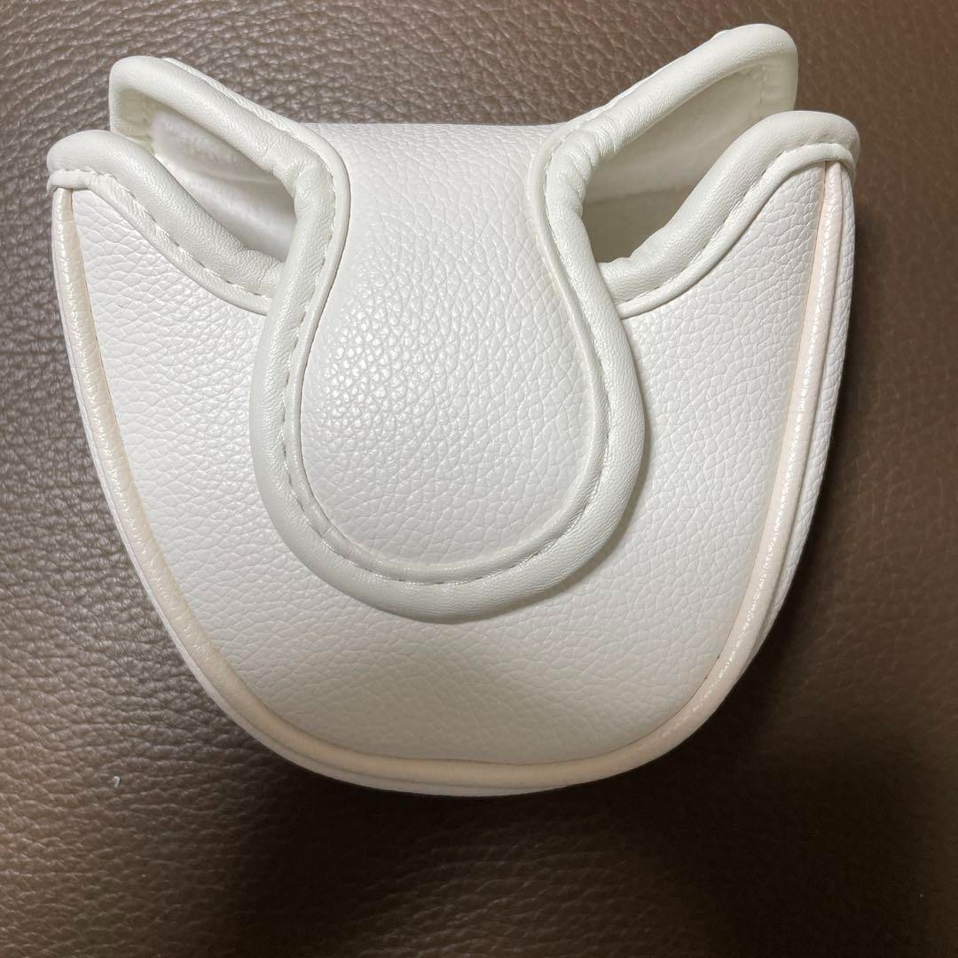 Malbon Semicircle Putter Cover Mallet Magnet White
