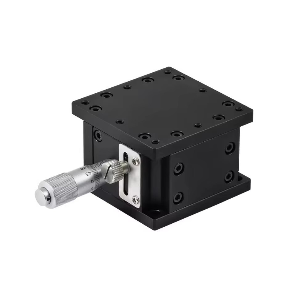 Z-Axis Precision Elevation Stage Manual Fine Tuning Lifting Platform 125x125MM