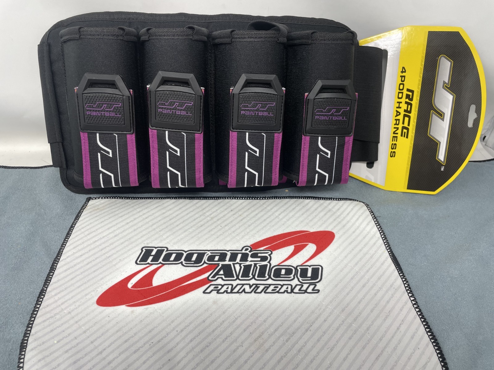 JT Race 4 Pod Paintball Pack/Harness (Amethyst)