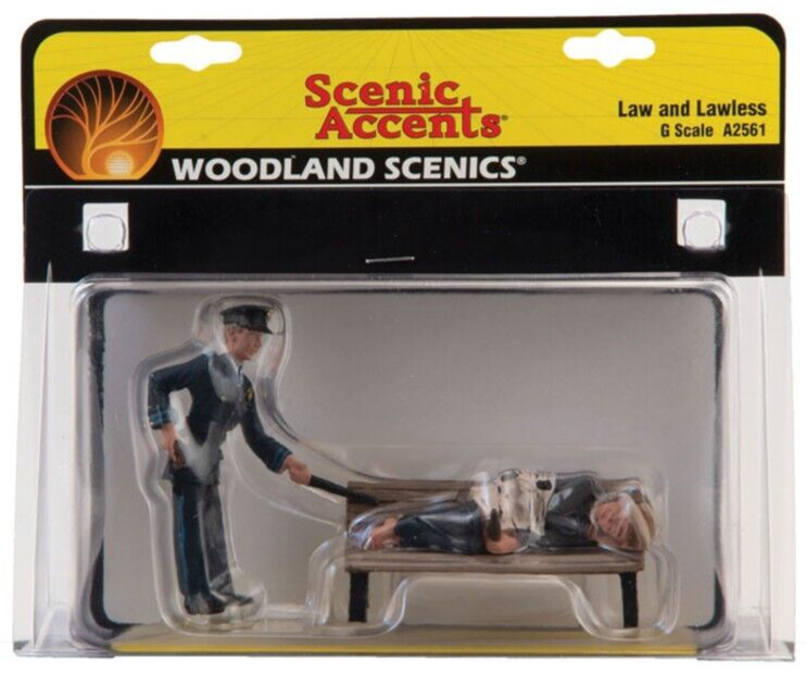 Woodland Scenics ~ G Scale ~ Law & Lawless ~ A2561