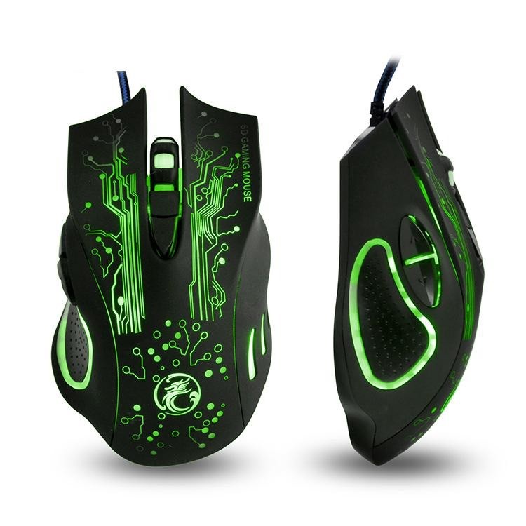 iMICE X9 USB Wired Gaming Optical Mouse RGB LED High DPI