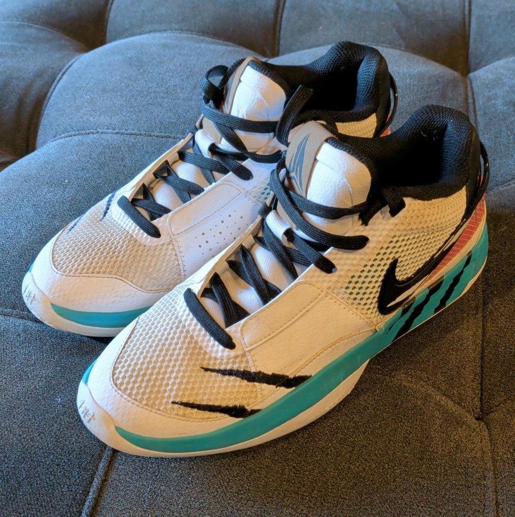 Nike Ja Morant 1 Reverse Scratch Men's Sz 9 FV5957-100