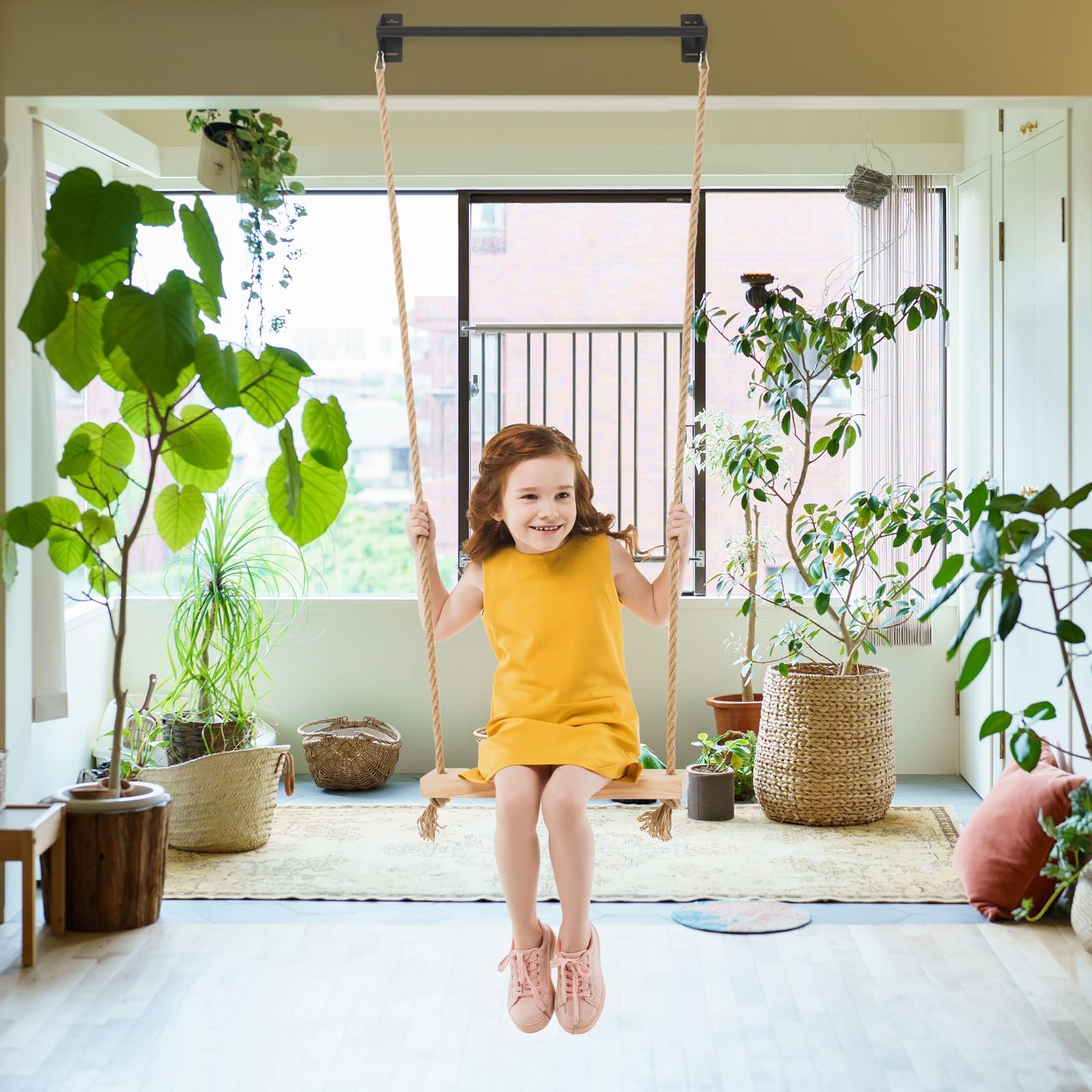Wall Mounted Pull Up Bars Doorway, Heavy Duty Strength Training Pull-Up Bars ...