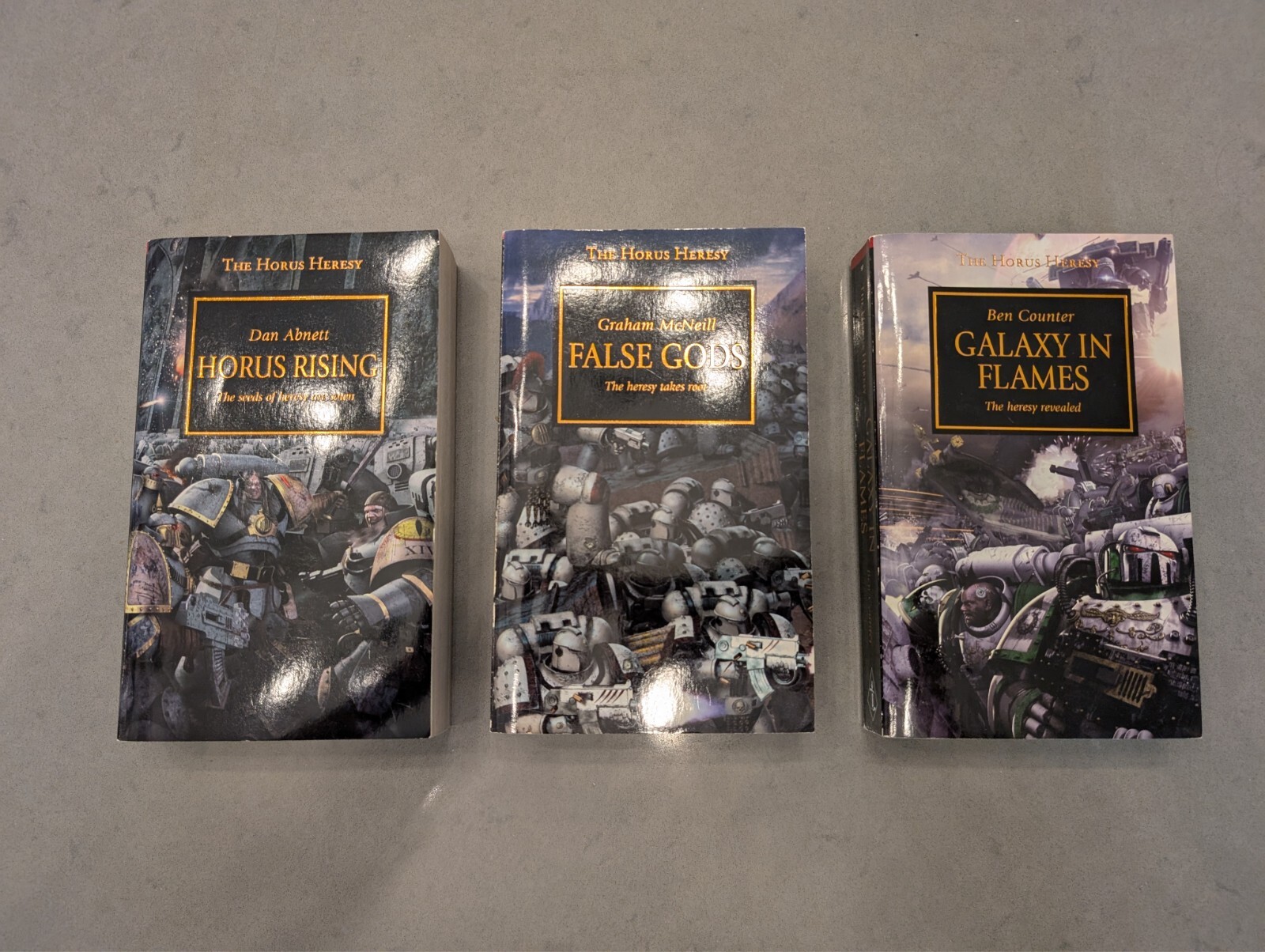 Games Workshop Warhammer Black Library Horus Heresy 1-3 Initial Run PBs 2006