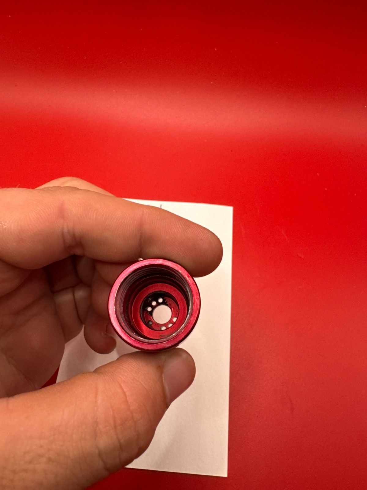 Smart Parts Nerve Back Cap/Bolt Holder Red