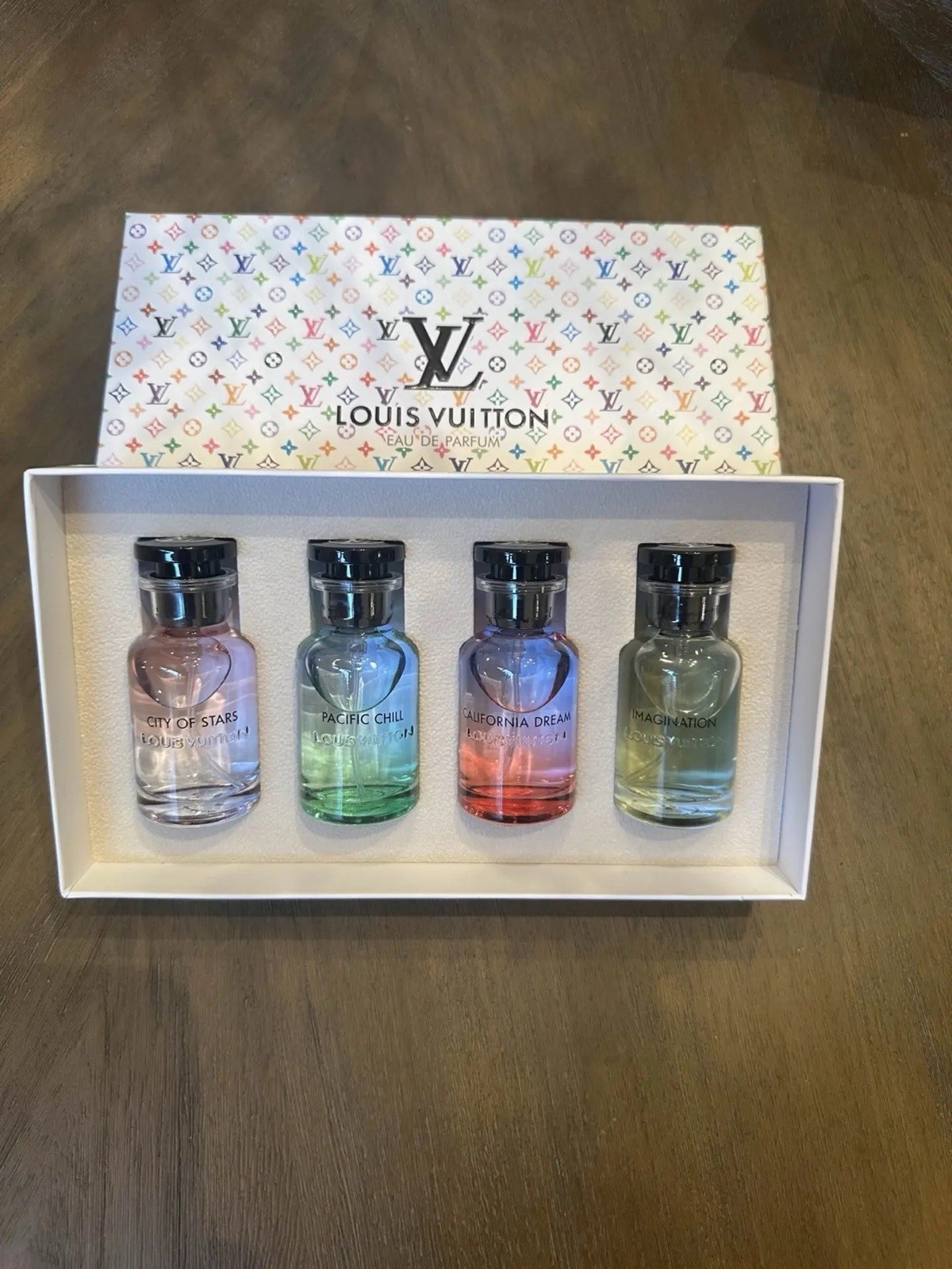 Louis Vuitton Eau de Parfum Set City of Stars, Pacific Chill, California Dream,…