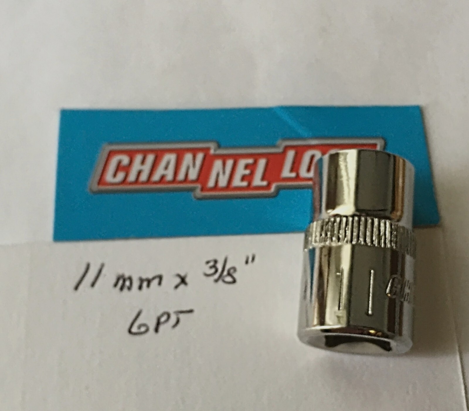 CHANNELLOCK  11 mm  x 3/8" DR  METRIC  SOCKET  6 Point Free  USA  Shipping