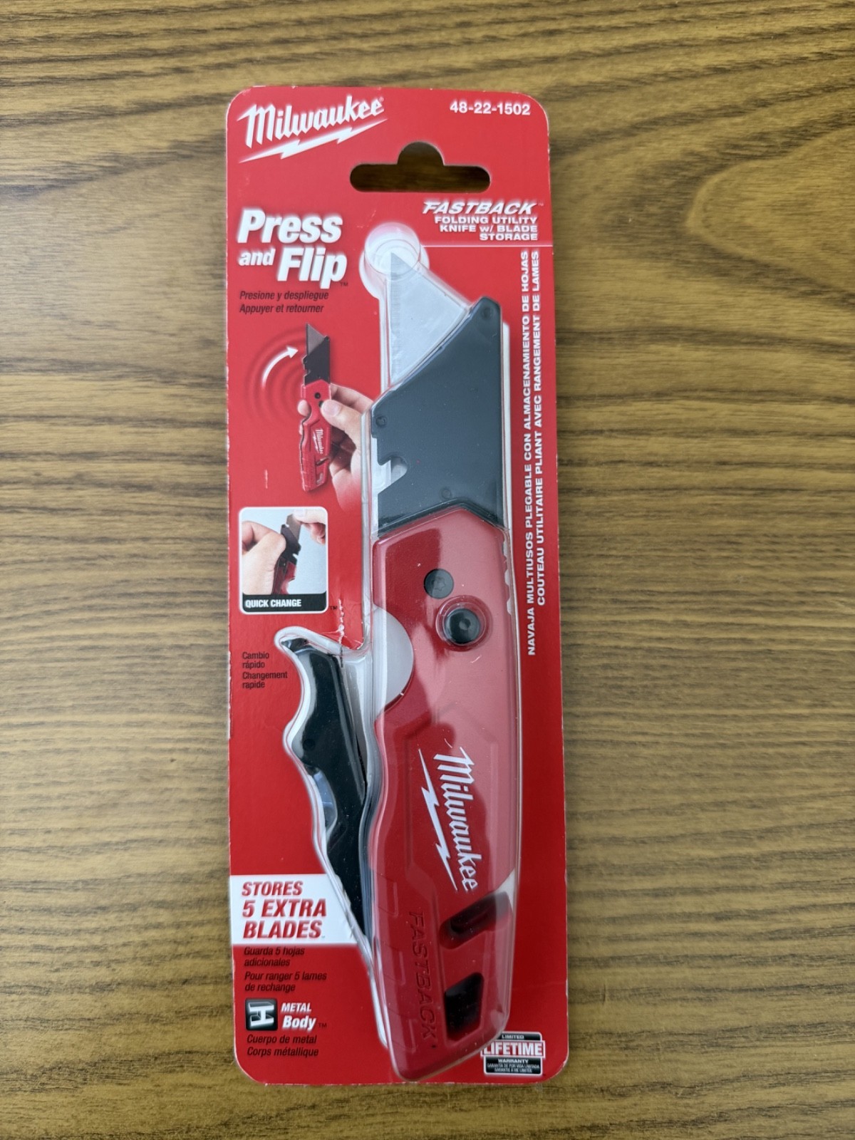 Milwaukee 48-22-1502 Utility Knife - Red