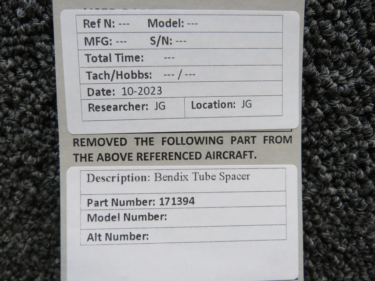171394 Bendix Tube Spacer (New Old Stock)