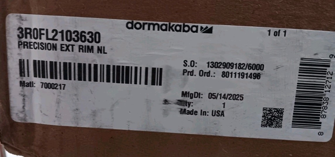 Dormakaba Group 3R0FL2103630 Precision Exit RIM NL