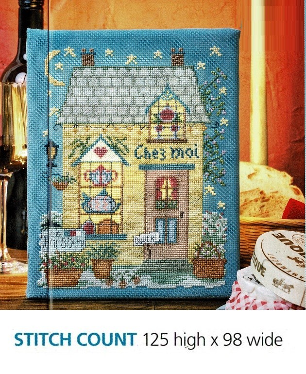 TWILIGHT BISTRO  CROSS STITCH PATTERN  ONLY  EQ  PVE
