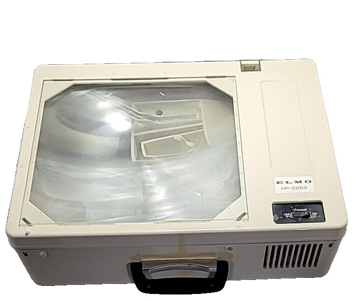 ELMO RETRO TRANSPARENCY OVERHEAD PROJECTOR MODEL HP-285S *FOR PARTS*