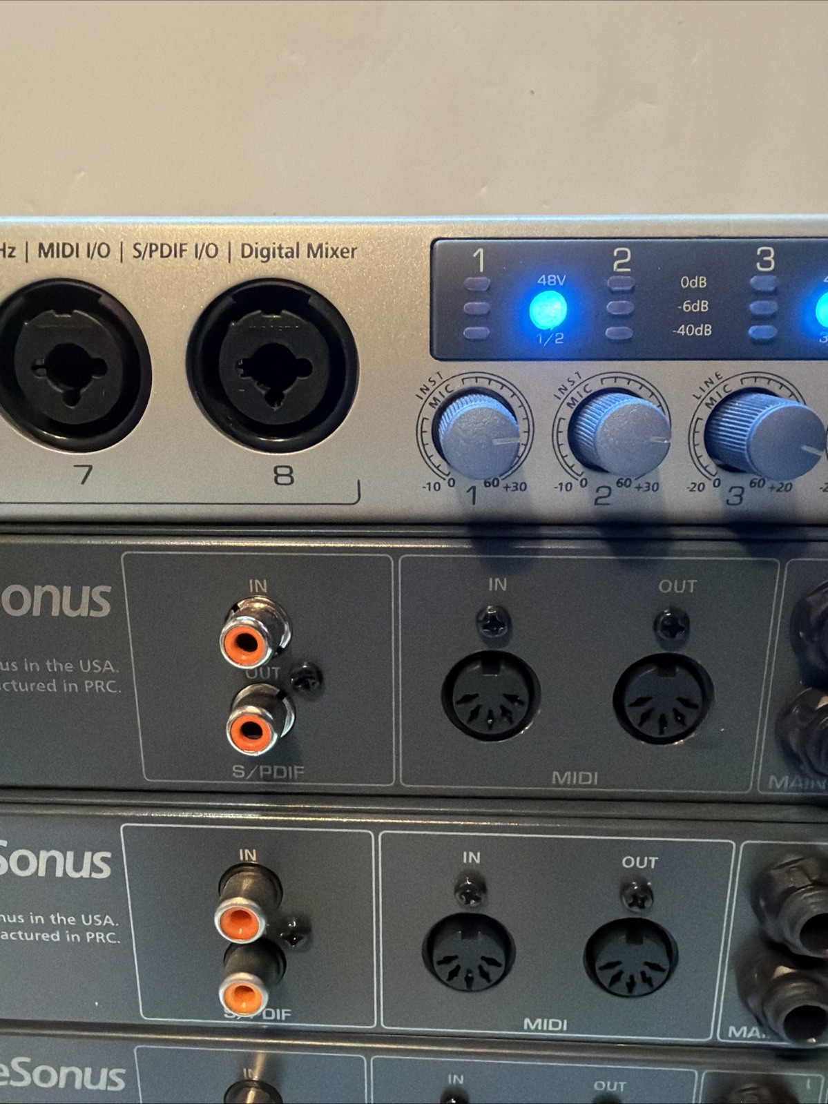 PreSonus Firestudio Project Digital Recording Interface 10x10 Firewire