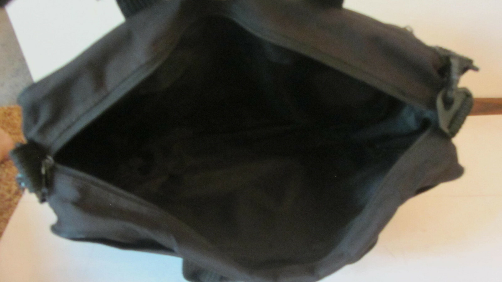 Colorado Black Canvas Laptop Computer BAG Pockets Shoulder Strap 16"