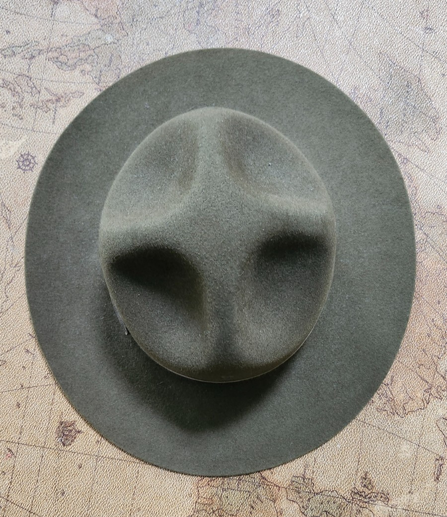 US Military Drill Sergeant Hat Service Size 6 1/2 - Nice Condition