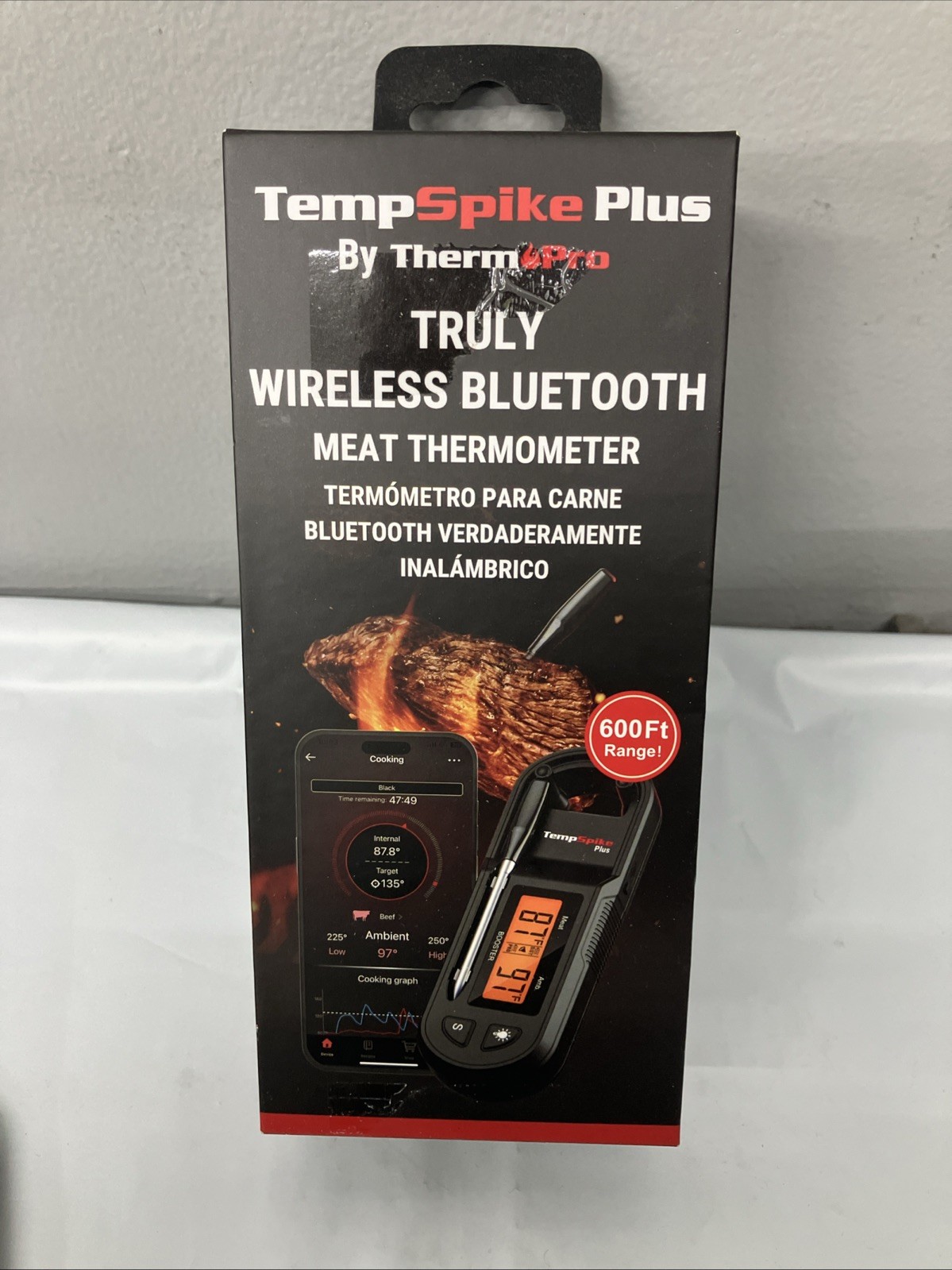 ThermoPro TP971W 600FT Wireless Meat Thermometer Upgraded Probe