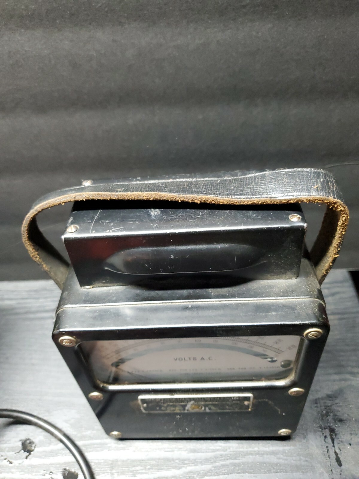 Vintage Weston Electrical Instrument Corp. AC Voltmeter / with Case & Leads
