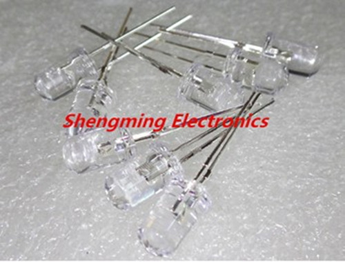 100pcs 5mm Round Orange LED Light water clear