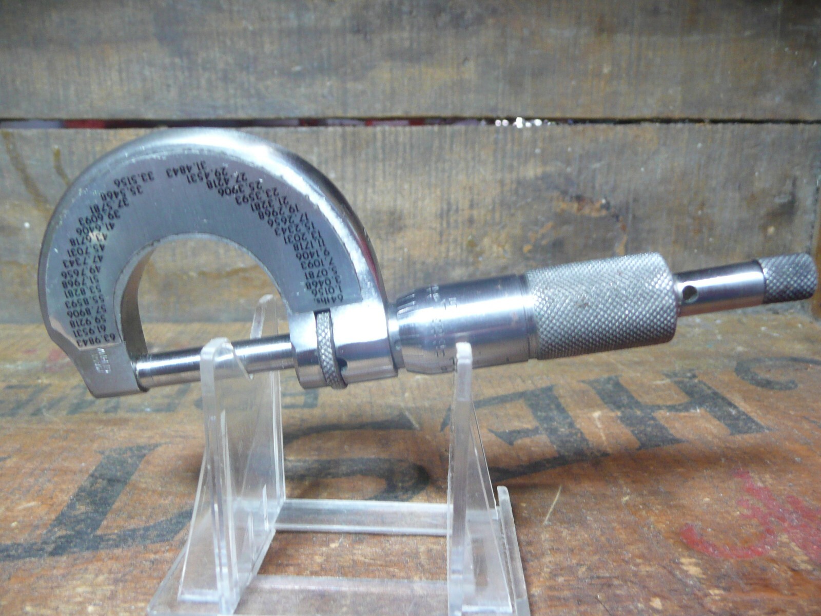 1-1000 0-1" Micrometer Stainless Steel Made in Germany