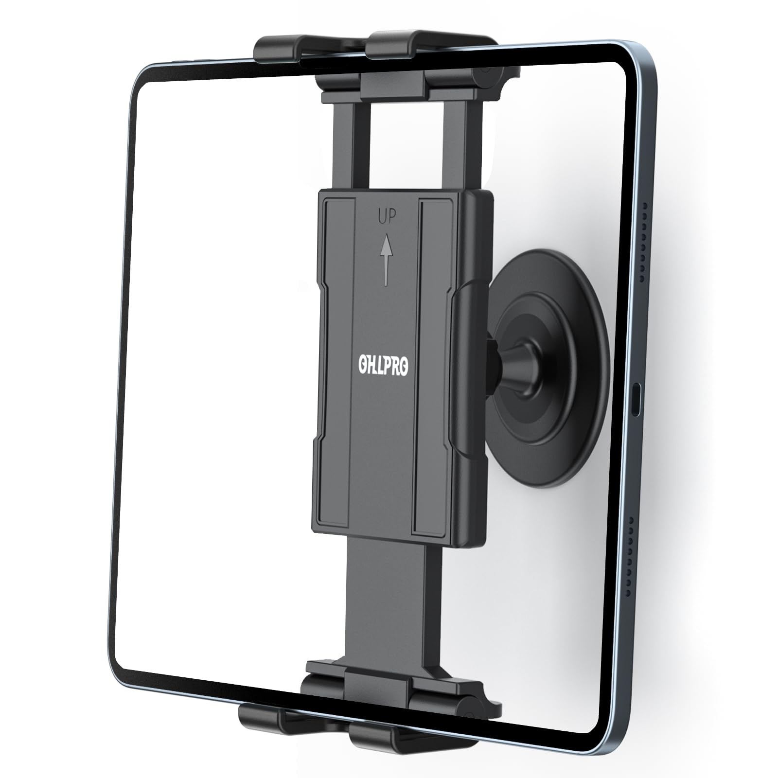 OHLPRO Tablet Wall Mount Holder for iPad, 360° 5"-13" 3M Adhesive, black