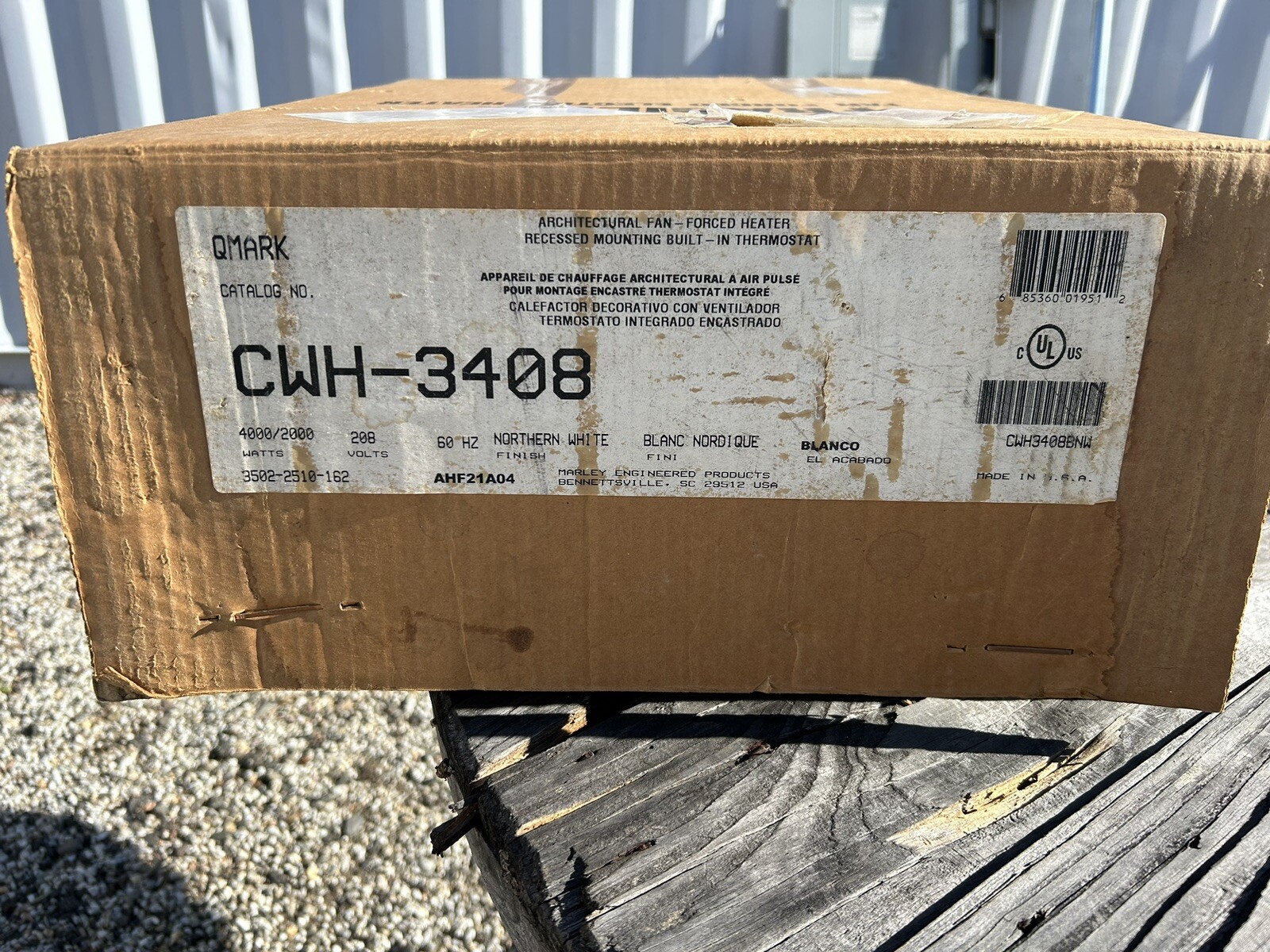 QMark CWH-3408 Architectural Fan