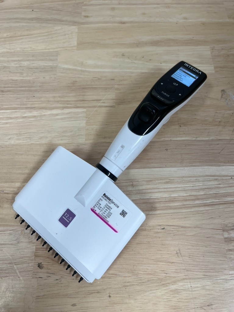 Integra 12 Channel VIAFLO Lightweight Electronic Pipette, Part# 4631, 12.5 uL